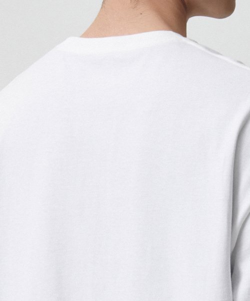 MUSINSA STANDARD（ムシンサスタンダード）の「オーバーサイズロングスリットTシャツ[ホワイト]（Tシャツ/カットソー・メンズ・その他・X-LARGE/MEDIUM/XX-LARGE）」の4枚目の写真