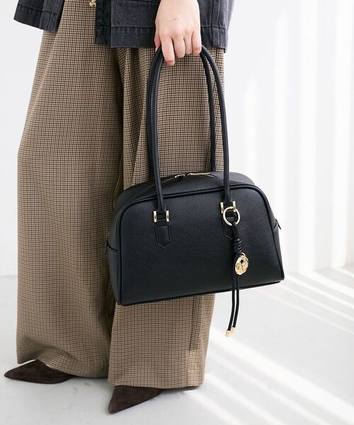 le.coeur blanc（ルクールブラン）の「ロングハンドルボストンバッグ（ボストンバッグ・レディース・ブラウン/ブラック・FREE）」の22枚目の写真