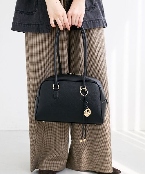 le.coeur blanc（ルクールブラン）の「ロングハンドルボストンバッグ（ボストンバッグ・レディース・ブラウン/ブラック・FREE）」の21枚目の写真