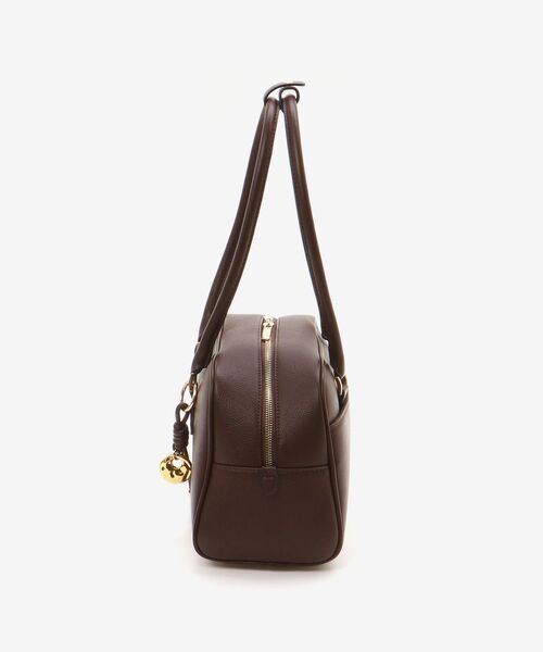 le.coeur blanc（ルクールブラン）の「ロングハンドルボストンバッグ（ボストンバッグ・レディース・ブラウン/ブラック・FREE）」の4枚目の写真