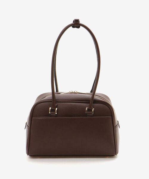 le.coeur blanc（ルクールブラン）の「ロングハンドルボストンバッグ（ボストンバッグ・レディース・ブラウン/ブラック・FREE）」の3枚目の写真