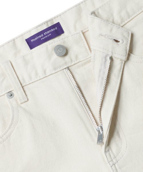 MUSINSA STANDARD（ムシンサスタンダード）の「CALIKスリムクロップドデニムパンツ[クリーム]（デニムパンツ・メンズ・その他・38/42/36/34/32/30/31/33/26/27/28/29）」の4枚目の写真