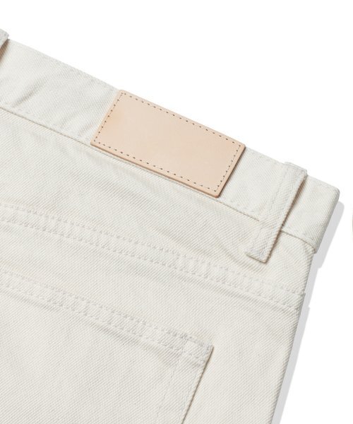MUSINSA STANDARD（ムシンサスタンダード）の「CALIKスリムクロップドデニムパンツ[クリーム]（デニムパンツ・メンズ・その他・38/42/36/34/32/30/31/33/26/27/28/29）」の6枚目の写真