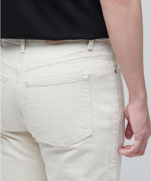 MUSINSA STANDARD（ムシンサスタンダード）の「CALIKスリムクロップドデニムパンツ[クリーム]（デニムパンツ・メンズ・その他・38/42/36/34/32/30/31/33/26/27/28/29）」の7枚目の写真