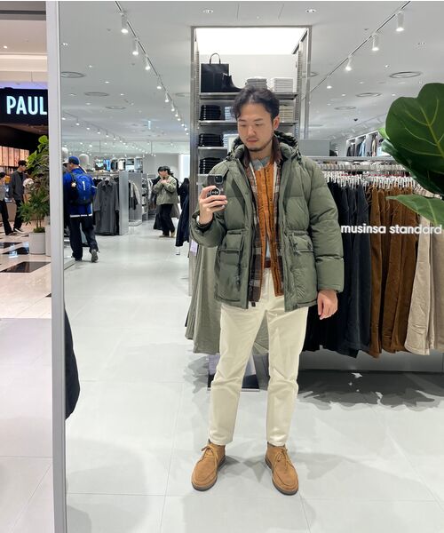 MUSINSA STANDARD（ムシンサスタンダード）の「CALIKスリムクロップドデニムパンツ[クリーム]（デニムパンツ・メンズ・その他・38/42/36/34/32/30/31/33/26/27/28/29）」の10枚目の写真