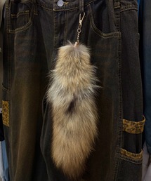Salong hameu（サロン ハミュー）の「フェイクファー ふわふわしっぽキーホルダー/バッグチャーム（キーホルダー・メンズ）」