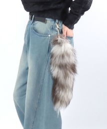 Salong hameu（サロン ハミュー）の「フェイクファー ふわふわしっぽキーホルダー/バッグチャーム（チャーム）」