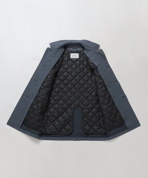 MACKINTOSH PHILOSOPHY（ﾏｯｷﾝﾄｯｼｭ ﾌｨﾛｿﾌｨｰ）の「【WEB&一部店舗限定】ハイカウントウェザー WELLINGTON short（ウェリントン ショート）（ステンカラーコート・メンズ・ブルー/ネイビー・38/40/42）」の10枚目の写真