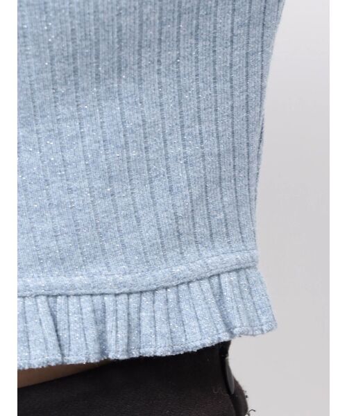 EATME（イートミー）の「ラッフルアンサンブル（Tシャツ/カットソー・レディース・ブルー/グレー/アイボリー・FREE）」の22枚目の写真