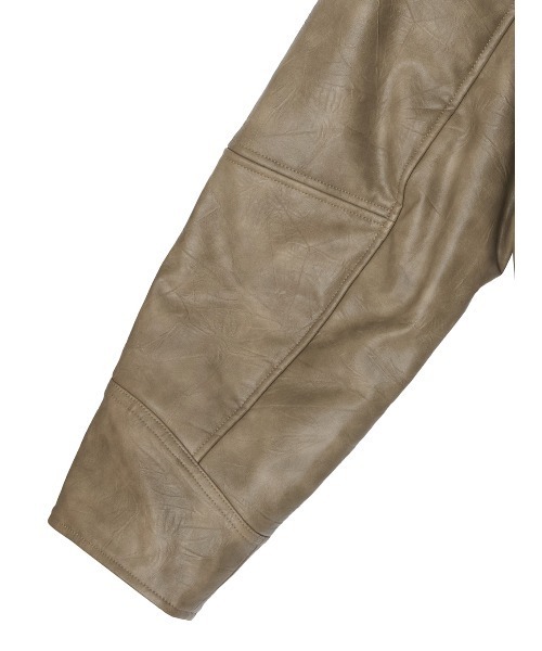 Ameri(アメリ)の「UND CRUSHED PADDED JACKET(ブルゾン・レディース・ブラック/ベージュ・SMALL/MEDIUM)」の4枚目の写真