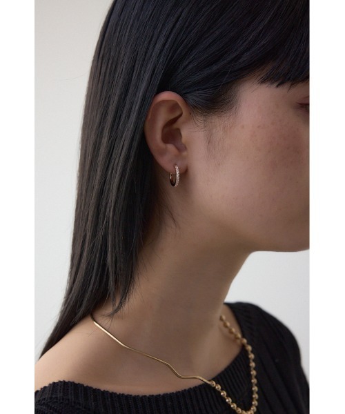 AZUL by moussy(アズールバイマウジー)の「プチフープピアスセット(ピアス(両耳用)・レディース・シルバー/ゴールド系その他・FREE)」の10枚目の写真