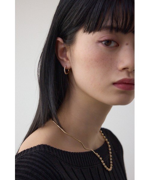 AZUL by moussy(アズールバイマウジー)の「プチフープピアスセット(ピアス(両耳用)・レディース・シルバー/ゴールド系その他・FREE)」の11枚目の写真