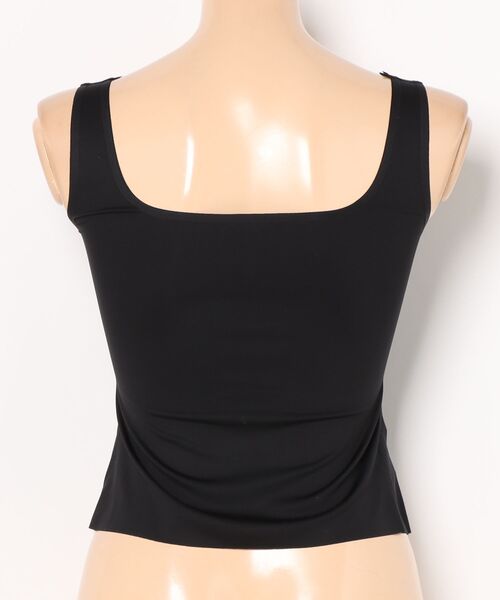 Lace Ladies（レースレディース）の「レース フリル レイヤード カップ付き タンクトップ（タンクトップ・レディース・アイボリー/ブラック・FREE）」の4枚目の写真