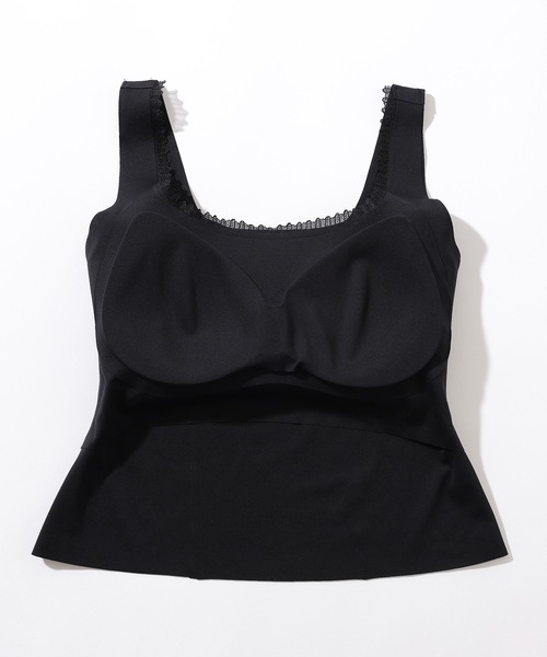 Lace Ladies（レースレディース）の「レース フリル レイヤード カップ付き タンクトップ（タンクトップ・レディース・アイボリー/ブラック・FREE）」の19枚目の写真