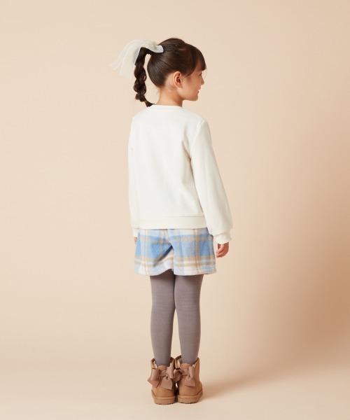 a.v.v（アーヴェヴェ）の「[100-160]シャギーチェックショートパンツ（その他パンツ・キッズ・ブラウン/ダークインディゴブルー・120/110/130/140/150/160/100）」の10枚目の写真