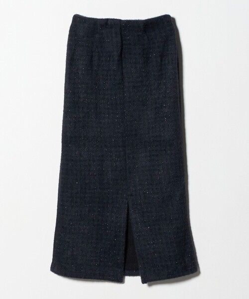 A DAY IN THE LIFE UNITED ARROWS（アデイインザライフユナイテッドアローズ）の「フェザーラメ チェック タイトスカート ‐ウォッシャブル‐＜A DAY IN THE LIFE＞（スカート・レディース・ブラック/ネイビー/モカ・FREE）」の9枚目の写真
