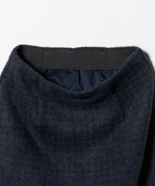 A DAY IN THE LIFE UNITED ARROWS（アデイインザライフユナイテッドアローズ）の「フェザーラメ チェック タイトスカート ‐ウォッシャブル‐＜A DAY IN THE LIFE＞（スカート・レディース・ブラック/ネイビー/モカ・FREE）」の10枚目の写真