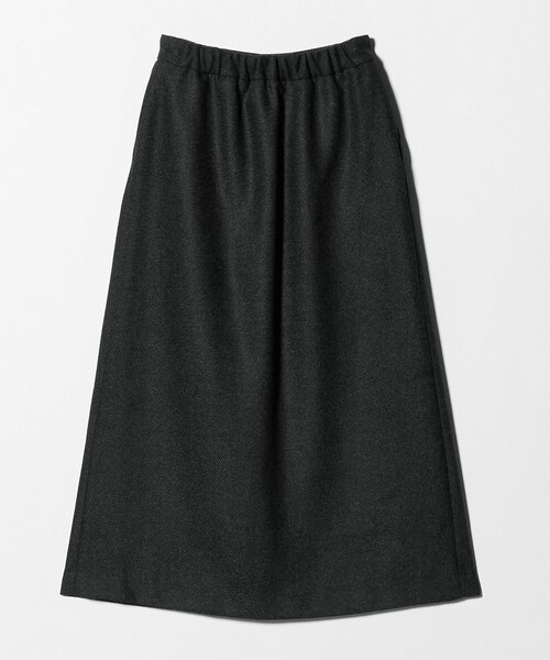 A DAY IN THE LIFE UNITED ARROWS(アデイインザライフユナイテッドアローズ)の「メランジ ヘリンボーン ラップスカート <A DAY IN THE LIFE>(スカート・レディース・ライトグレー/ダークブラウン/ダークグレー・38/36)」の16枚目の写真