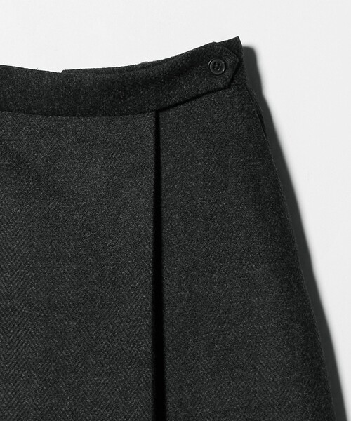 A DAY IN THE LIFE UNITED ARROWS(アデイインザライフユナイテッドアローズ)の「メランジ ヘリンボーン ラップスカート <A DAY IN THE LIFE>(スカート・レディース・ライトグレー/ダークブラウン/ダークグレー・38/36)」の17枚目の写真