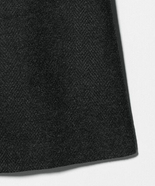 A DAY IN THE LIFE UNITED ARROWS(アデイインザライフユナイテッドアローズ)の「メランジ ヘリンボーン ラップスカート <A DAY IN THE LIFE>(スカート・レディース・ライトグレー/ダークブラウン/ダークグレー・38/36)」の9枚目の写真