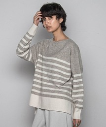 MAYSON GREY（メイソングレイ）の「【ふわもち】ボーダーニット≪洗濯機で洗える≫（ニット/セーター）」