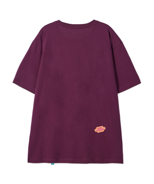 ASTRAL PROJECTION（アストラルプロジェクション）の「[ビヨンドウィズアストラル]コットンルーズフィット半袖Tシャツ_プラムパープル（Tシャツ/カットソー・メンズ・その他・LARGE/MEDIUM/X-LARGE/XX-LARGE）」の3枚目の写真