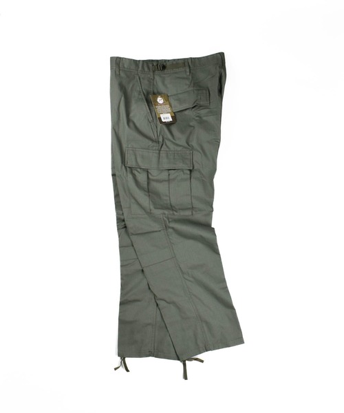 ROTHCO（ロスコ）の「【PH3】【ROTHCO/ロスコ】別注 Rip-Stop SHORT LENGTH BDU Pants 5923VS（カーゴパンツ・メンズ・ブラック/オリーブ・MEDIUM/LARGE）」の2枚目の写真