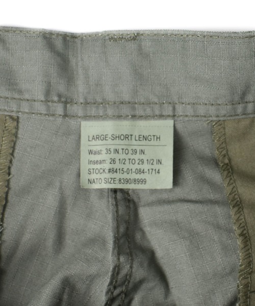 ROTHCO（ロスコ）の「【PH3】【ROTHCO/ロスコ】別注 Rip-Stop SHORT LENGTH BDU Pants 5923VS（カーゴパンツ・メンズ・ブラック/オリーブ・MEDIUM/LARGE）」の8枚目の写真