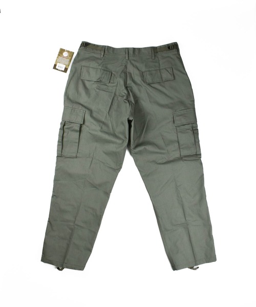 ROTHCO（ロスコ）の「【PH3】【ROTHCO/ロスコ】別注 Rip-Stop SHORT LENGTH BDU Pants 5923VS（カーゴパンツ・メンズ・ブラック/オリーブ・MEDIUM/LARGE）」の4枚目の写真