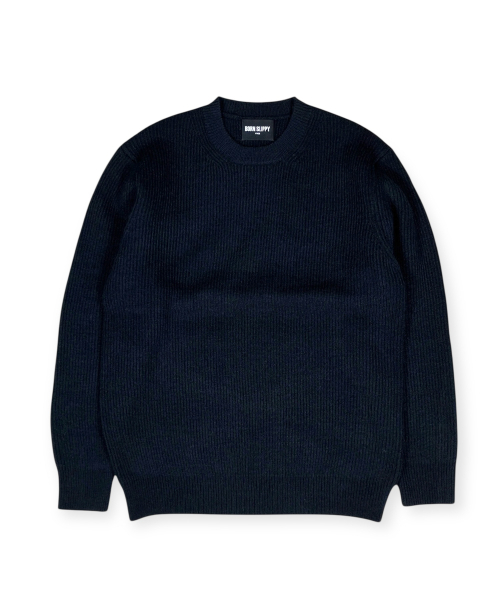 BORN SLIPPY(ボーンスリッピー)の「Soft Hachi Cushion Round Knit (Black)(ニット/セーター・メンズ・その他・FREE)」の5枚目の写真