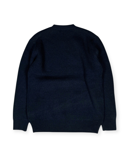 BORN SLIPPY(ボーンスリッピー)の「Soft Hachi Cushion Round Knit (Black)(ニット/セーター・メンズ・その他・FREE)」の2枚目の写真