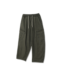 And Again（アンドアゲイン）の「ウォッシュドコットンテーパードカーゴパンツ（カーキ）（その他パンツ）」