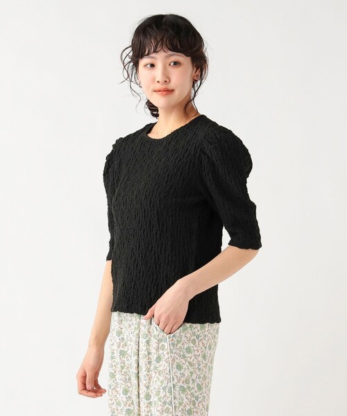 BEAMS HEART（ビームスハート）の「ボリューム パフスリーブ プルオーバー（Tシャツ/カットソー・レディース・イエロー/ブラック/ホワイト系その他5・FREE）」の22枚目の写真
