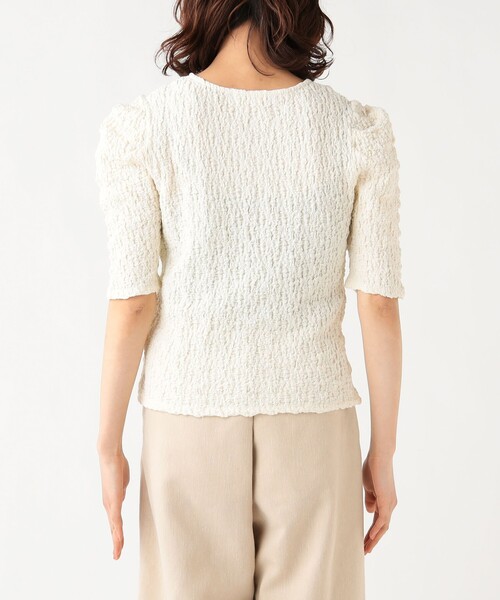 BEAMS HEART（ビームスハート）の「ボリューム パフスリーブ プルオーバー（Tシャツ/カットソー・レディース・イエロー/ブラック/ホワイト系その他5・FREE）」の18枚目の写真