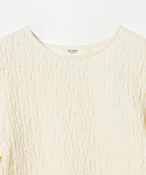 BEAMS HEART（ビームスハート）の「ボリューム パフスリーブ プルオーバー（Tシャツ/カットソー・レディース・イエロー/ブラック/ホワイト系その他5・FREE）」の13枚目の写真