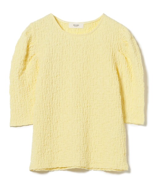 BEAMS HEART（ビームスハート）の「ボリューム パフスリーブ プルオーバー（Tシャツ/カットソー・レディース・イエロー/ブラック/ホワイト系その他5・FREE）」の7枚目の写真