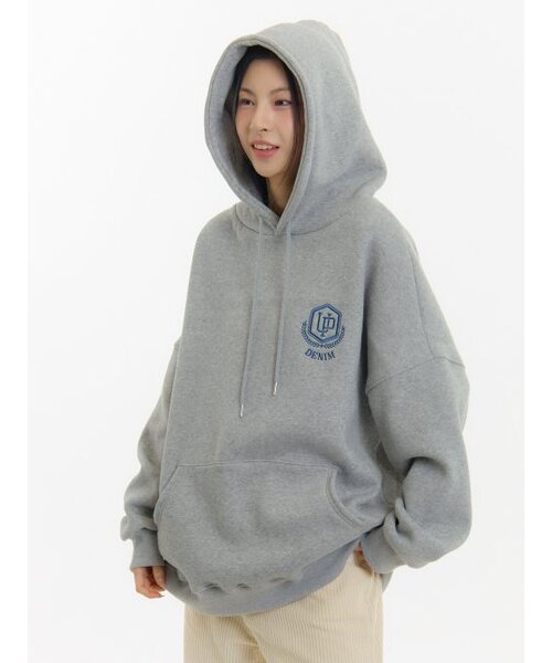 UNKNOWN PLANET(アンノウンプラネット)の「バスティロゴ刺繍裏起毛フードパーカー メランジ(パーカー・レディース・その他・FREE)」の2枚目の写真