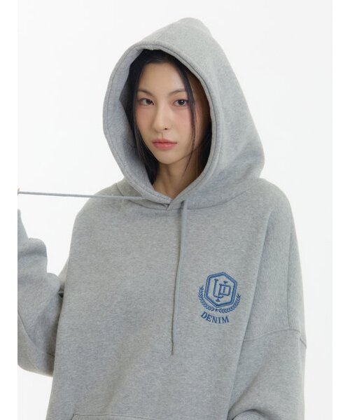 UNKNOWN PLANET(アンノウンプラネット)の「バスティロゴ刺繍裏起毛フードパーカー メランジ(パーカー・レディース・その他・FREE)」の4枚目の写真