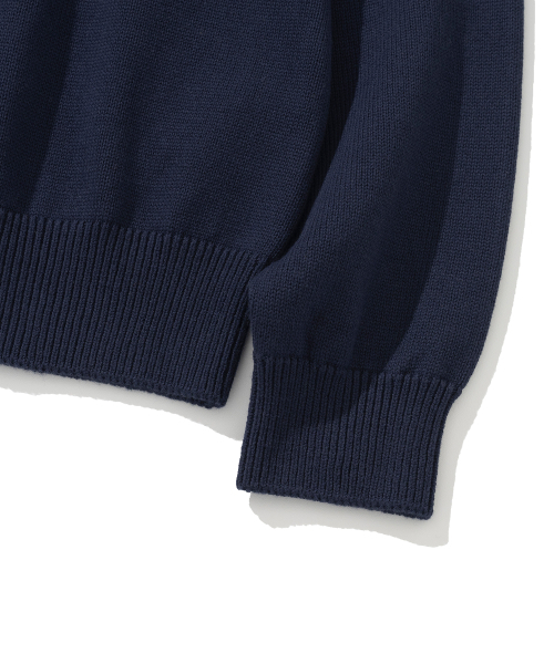 KNITTED（ニッティド）の「[NITTED X QWER DEMO] CAT'S BAND ROUND KNIT NAVY（ニット/セーター・レディース・その他・MEDIUM/LARGE）」の8枚目の写真