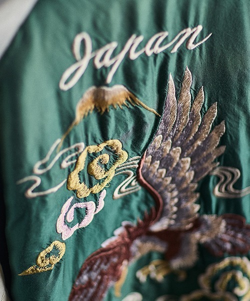 GOLD（ゴールド）の「GOLD / ゴールド：別注 SOUVENIR JACKET AGED MODEL：25B-GL15736AK[MUS]（スカジャン・メンズ・ブルー系その他・M/L/XL）」の19枚目の写真