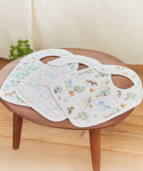 aden + anais （エイデンアンドアネイ）の「aden + anais スナップビブ/イヤーオブザホース・うま/3枚（スタイ/よだれかけ・キッズ・アニマル・ONE SIZE）」の5枚目の写真