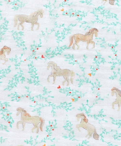 aden + anais （エイデンアンドアネイ）の「aden + anais スナップビブ/イヤーオブザホース・うま/3枚（スタイ/よだれかけ・キッズ・アニマル・ONE SIZE）」の8枚目の写真