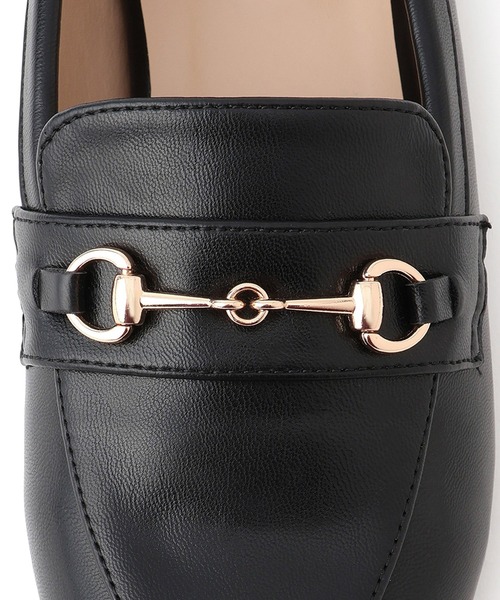 HARUTA（ハルタ）の「ROPE' PICNIC PASSAGE byHARUTA/ビット付フラットローファー（ローファー・レディース・ブラック/キャメル・24.5/24/23.5/23）」の5枚目の写真