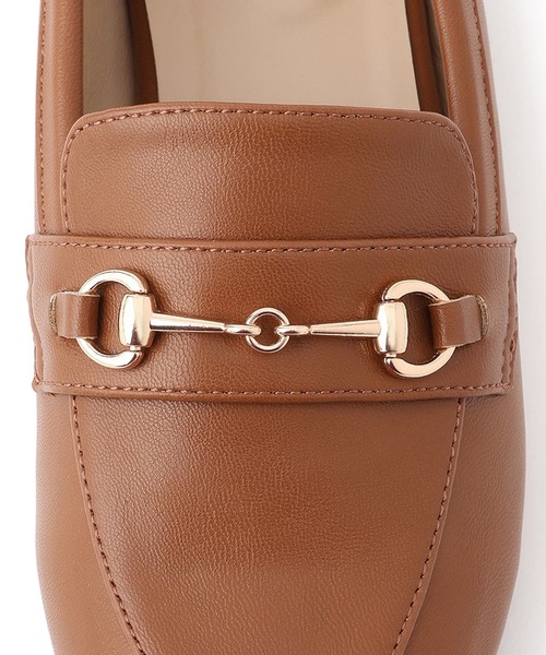 HARUTA（ハルタ）の「ROPE' PICNIC PASSAGE byHARUTA/ビット付フラットローファー（ローファー・レディース・ブラック/キャメル・24.5/24/23.5/23）」の11枚目の写真