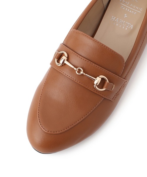 ROPE' PICNIC PASSAGE byHARUTA/ビット付フラットローファー