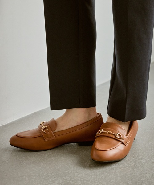 HARUTA（ハルタ）の「ROPE' PICNIC PASSAGE byHARUTA/ビット付フラットローファー（ローファー・レディース・ブラック/キャメル・24.5/24/23.5/23）」の18枚目の写真