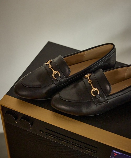 HARUTA（ハルタ）の「ROPE' PICNIC PASSAGE byHARUTA/ビット付フラットローファー（ローファー・レディース・ブラック/キャメル・24.5/24/23.5/23）」の19枚目の写真