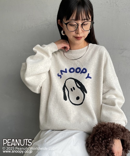 PEANUTS×JEANS FACTORY/ピーナッツ×ジーンズ ファクトリー] 別注 刺繍