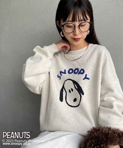 PEANUTS×JEANS FACTORY/ピーナッツ×ジーンズ ファクトリー] 別注 刺繍