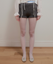 AOPT（アオプト）の「RIBBED KNIT SHORTS - CHARCOAL（その他パンツ）」